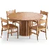 Merritt Oak Dining Chair and Davison Round Dining Table - Thumbnail 5