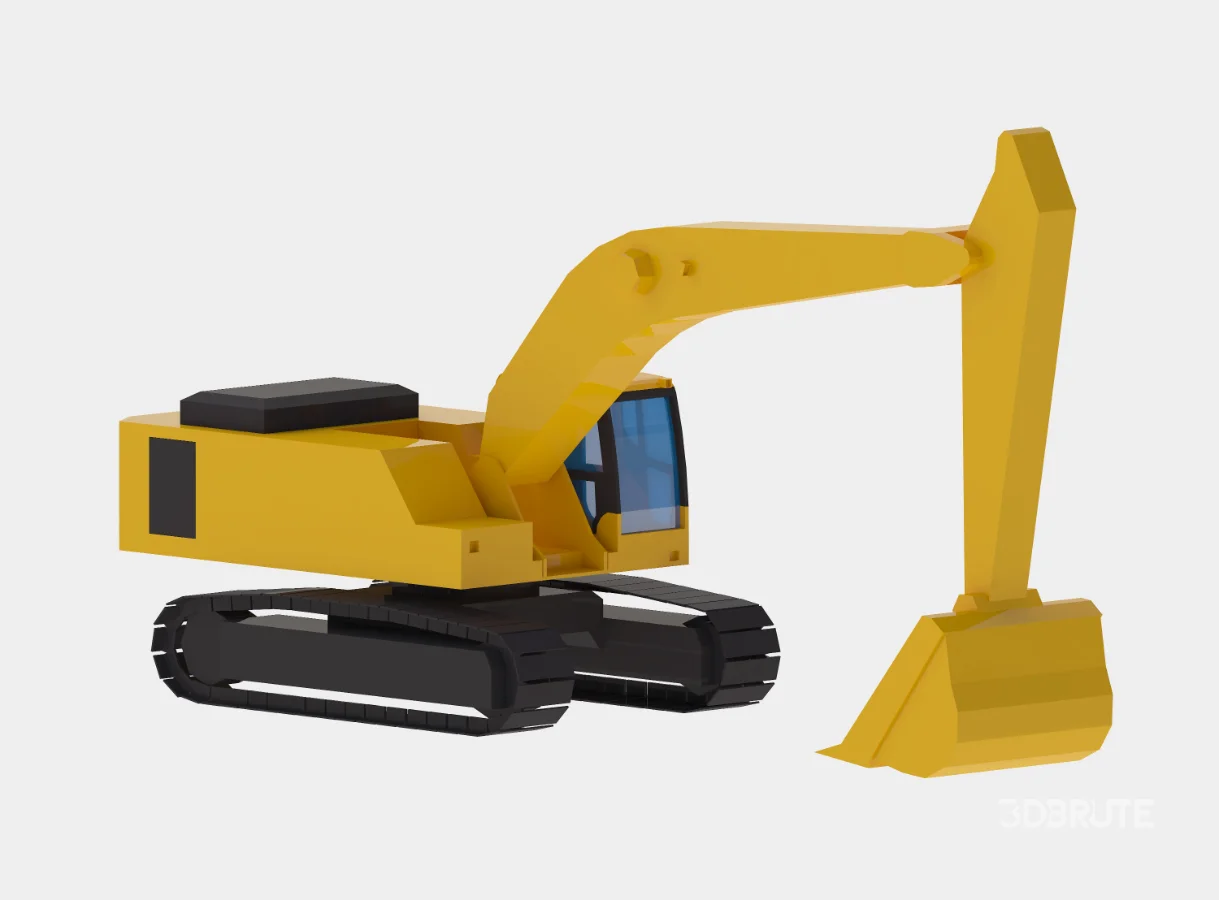 Excavator Construction PC600 Simplified Image 4