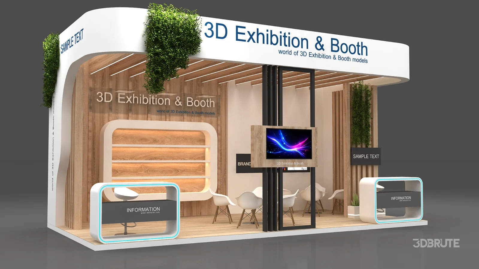 stall booth 3d Image 3
