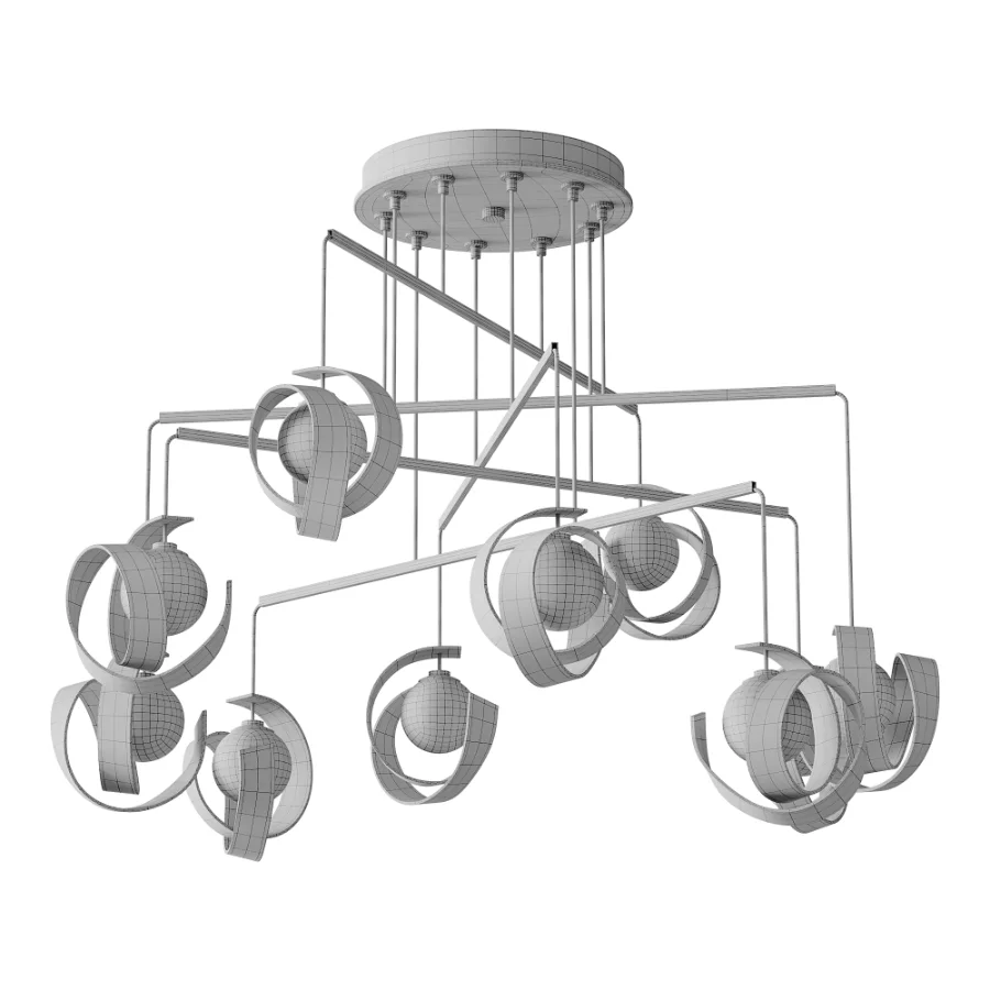 Riza 10 Light Mobile Pendant Image 10