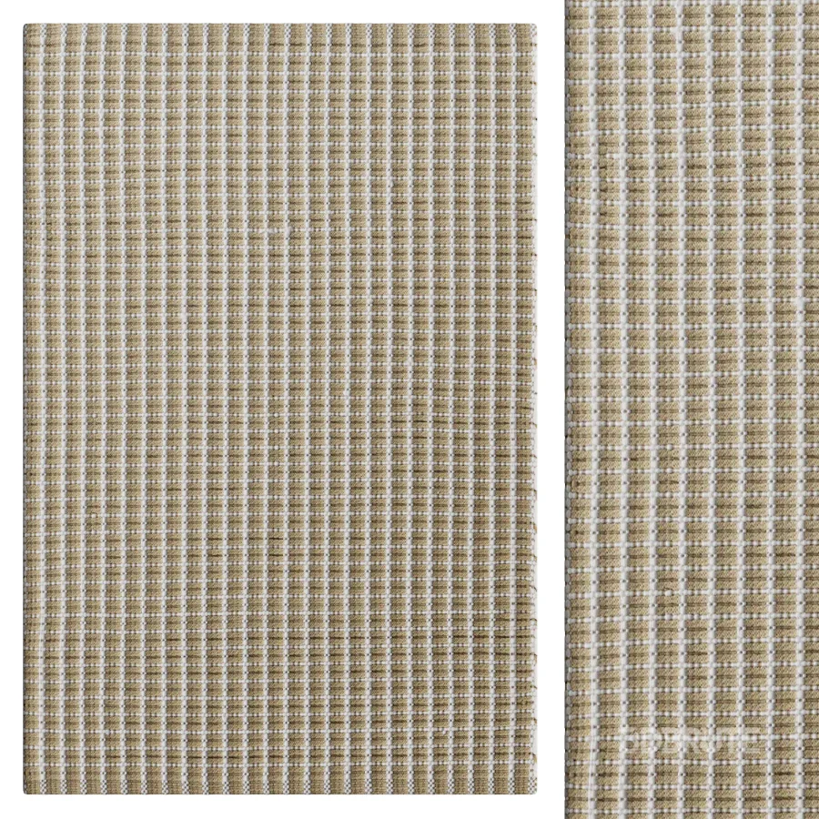 Gridiron Wheat Handwoven Indoor Outdoor Rug