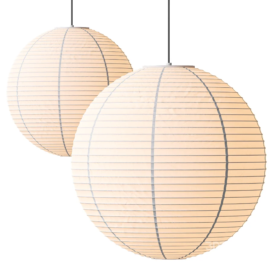 Noguchi Akari Japanese Style Pendant Light Image 5