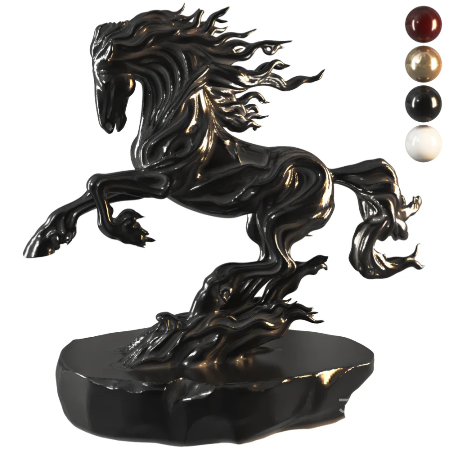 Decorative Horse Statue for Interior Image 4