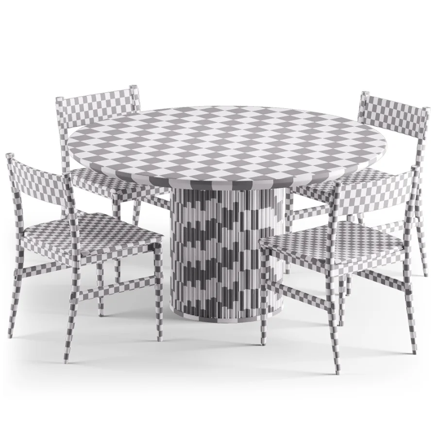 Merritt Oak Dining Chair and Davison Round Dining Table Image 7