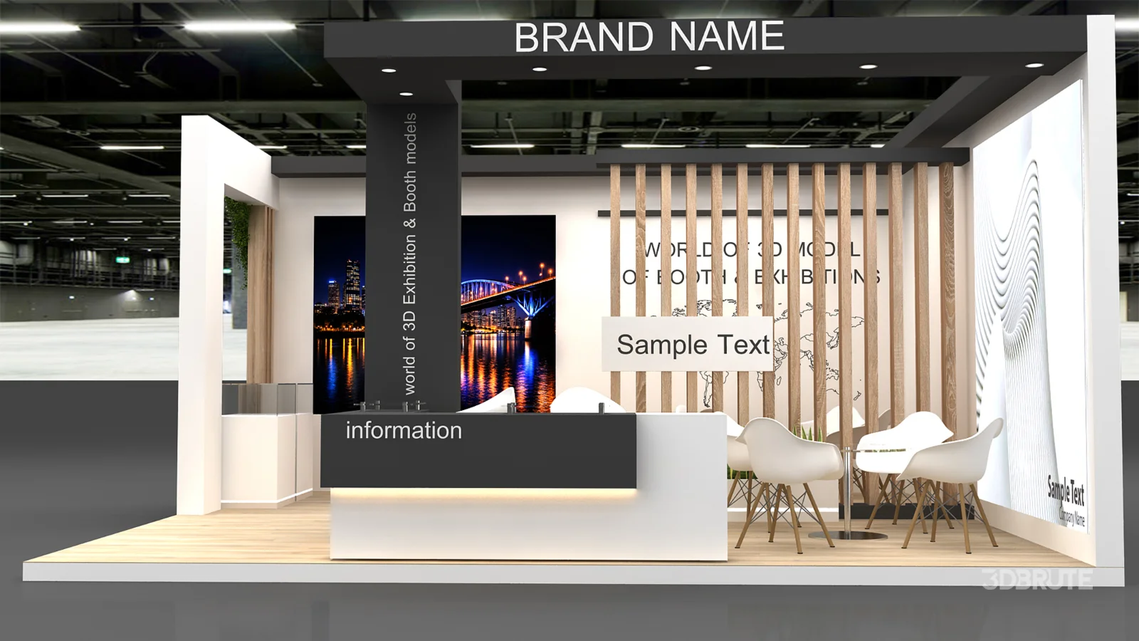 stall 3d model Image 2