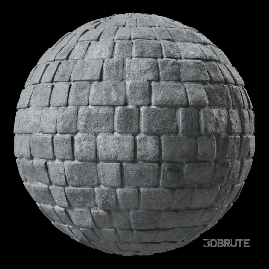 D318 Decorative Slat Stone wall – Sbsar Pbr 4k Seamless Image 5