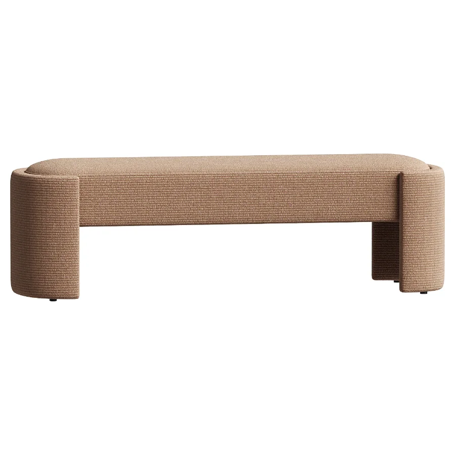 Blaine Sleek And Stylish Long Shaped Bench Image 1