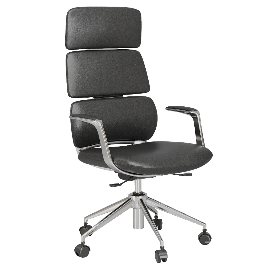 Vegan Leather Office Chair Image 2
