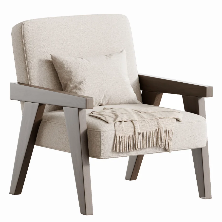 Zara Home The walnut armchair Image 4