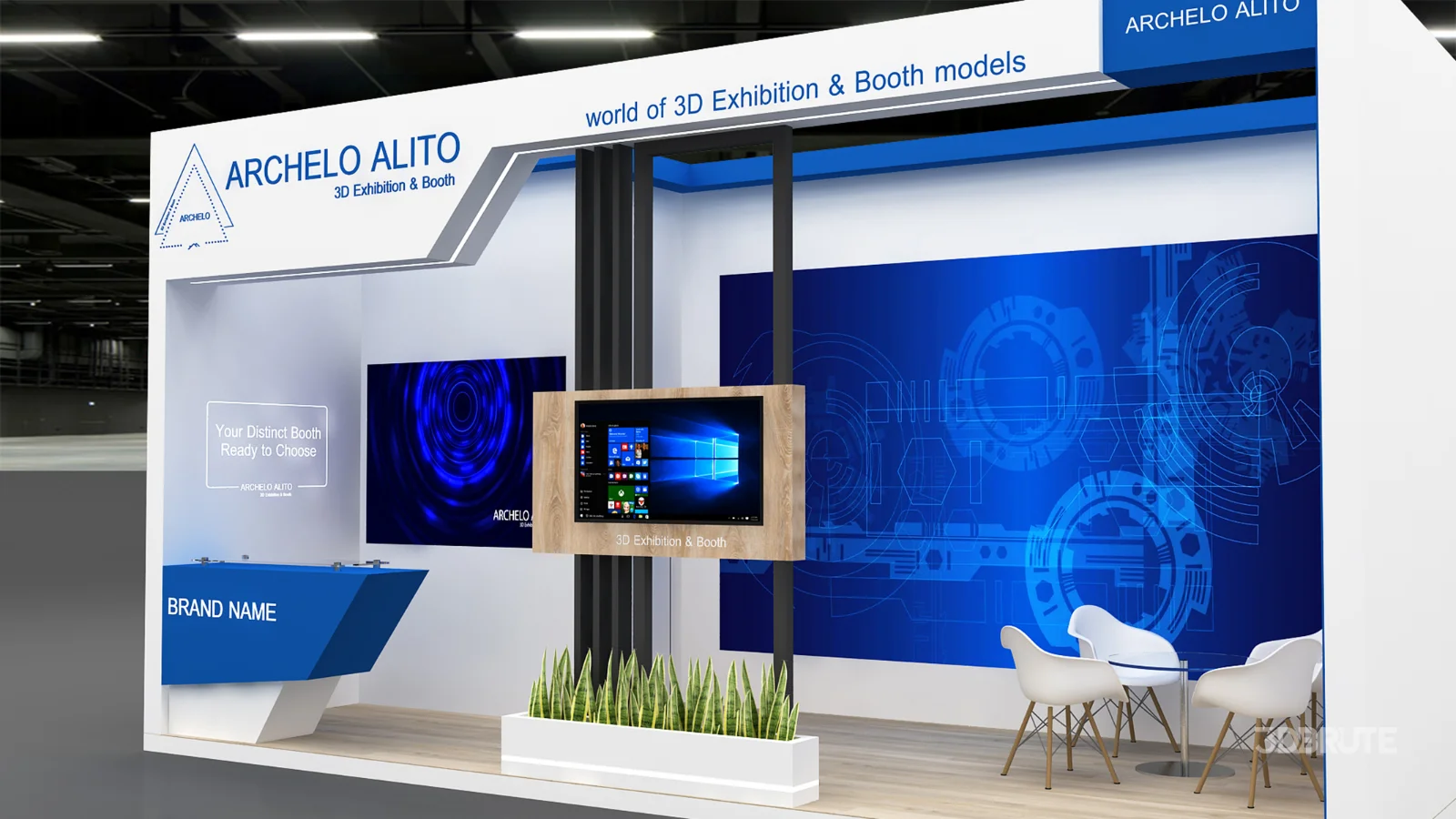 3D Exhibition Booth Model Image 6