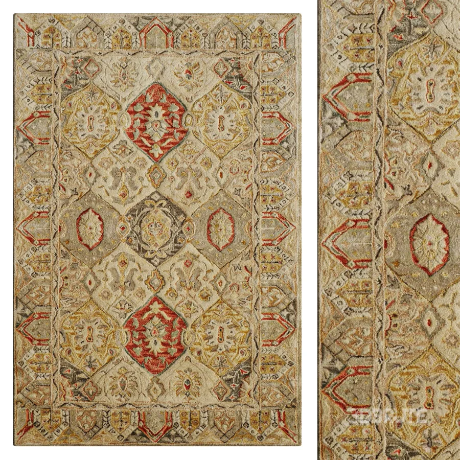 Antiquity Hand Tufted Area Rug Image 1