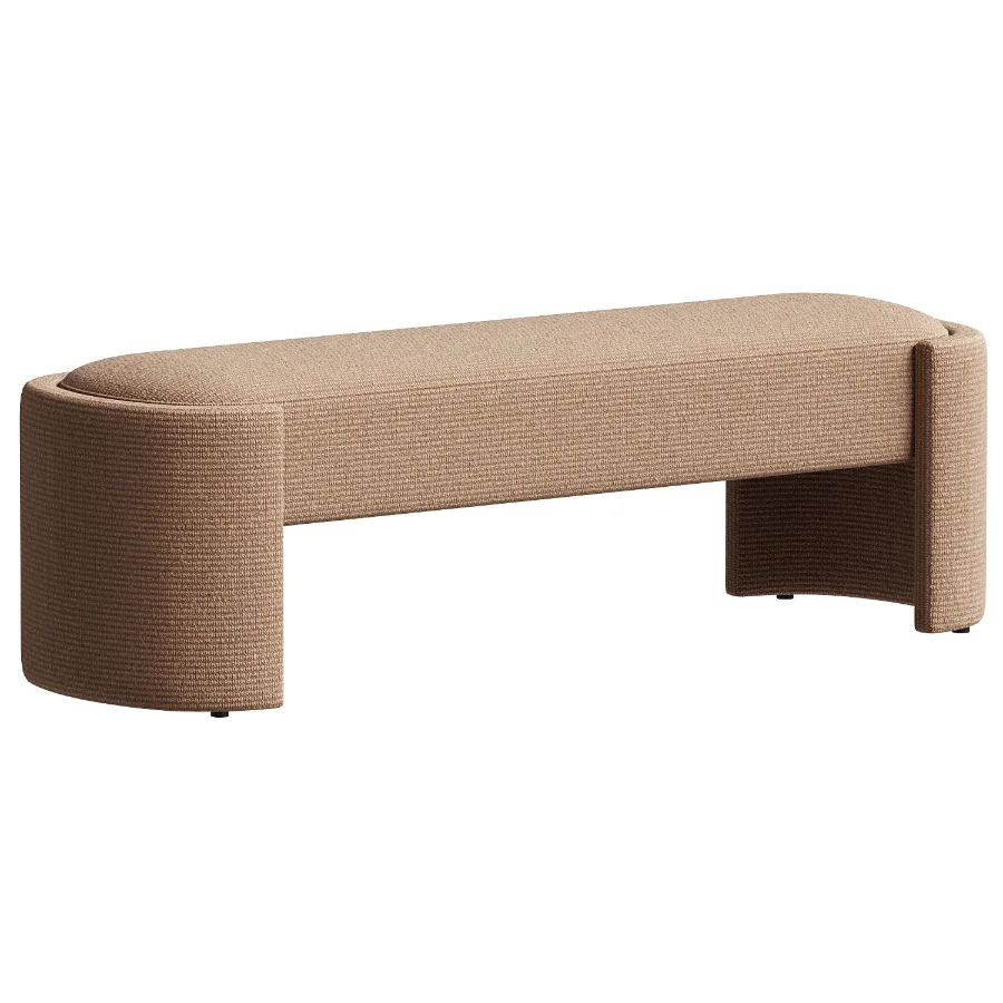 Blaine Sleek And Stylish Long Shaped Bench Image 4