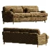 Daphnis Oatmeal Fabric Sofa 3 Seater - Thumbnail 3