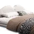 Eady Brown Technical Fabric Modern Floating Bed - Thumbnail 3