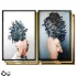 D145 27 Art Frames Flower Head And Feather Head - Thumbnail 7