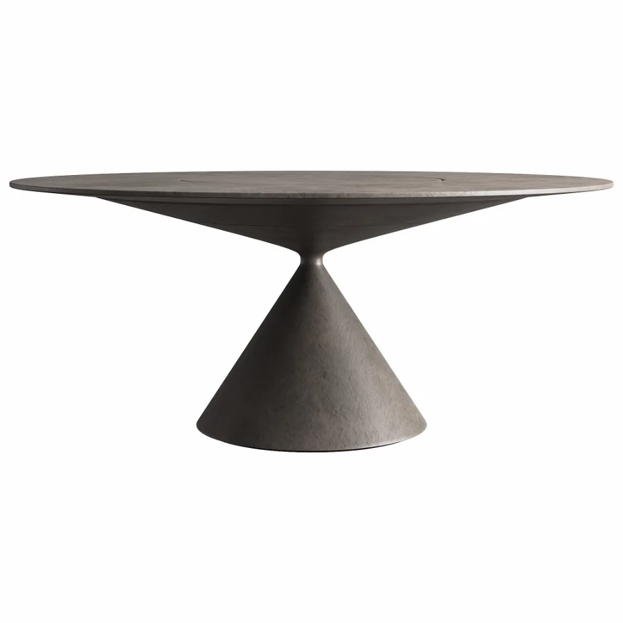 Clay Round Dining Table Set By Desalto Image 1