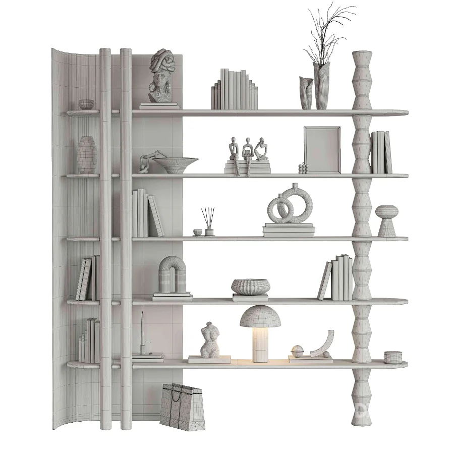 Decorative Shelves-Rack Set 6 Image 4