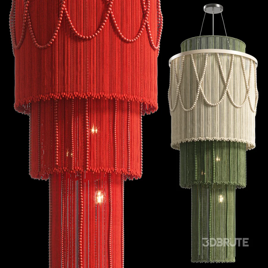 Подвесной светильник Cascade EDL Red Image 3