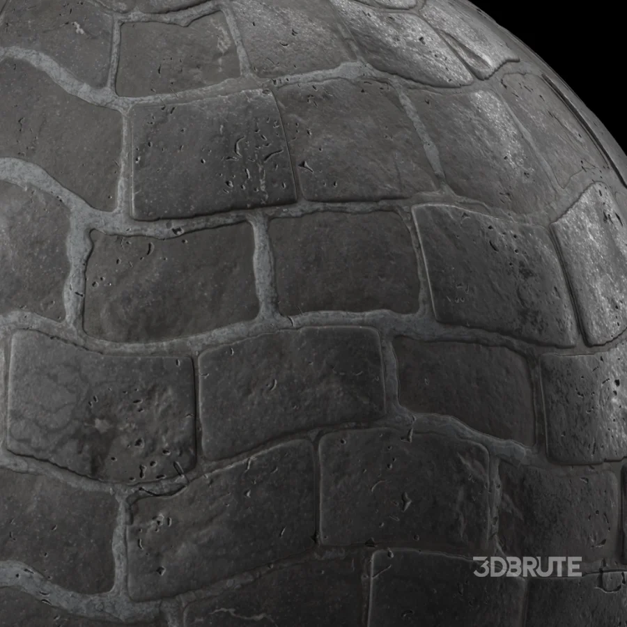 D287 Stone Pavement – Pbr 4k Seamless Image 2