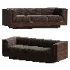 Eucalyptus Veneer Upholstered Sofa Sebastian - Thumbnail 4