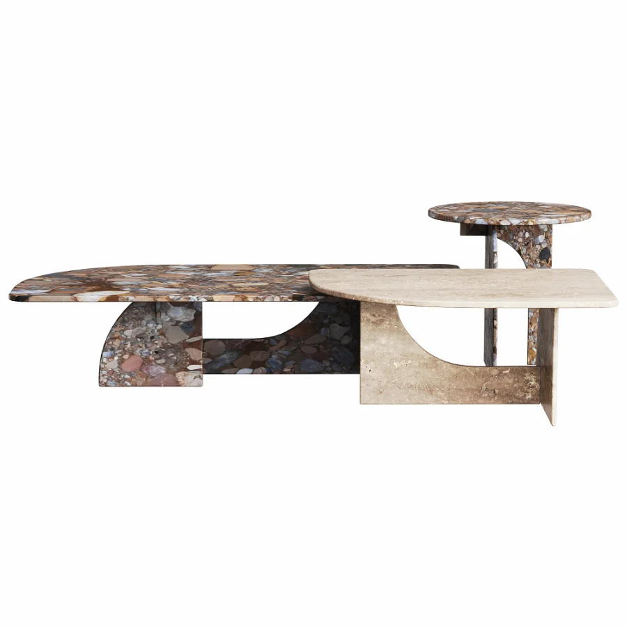 Selce Tavolino pietra coffee table By Gallottiradice Image 1