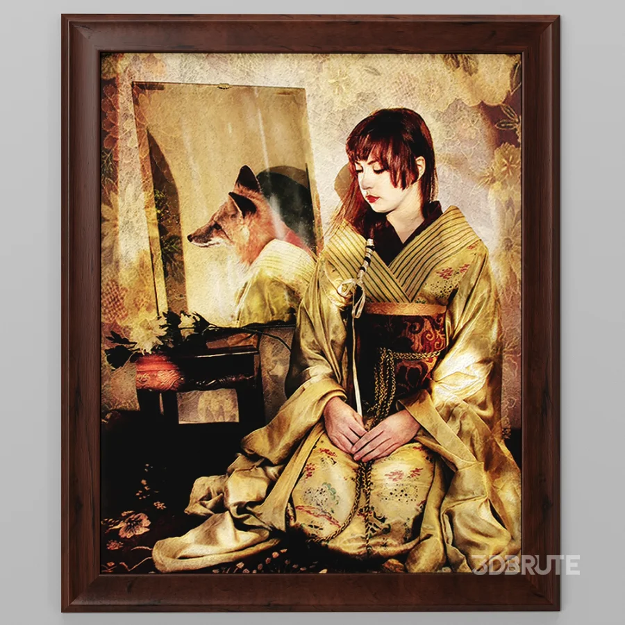 D165 KITSUNE Canvas print Image 2