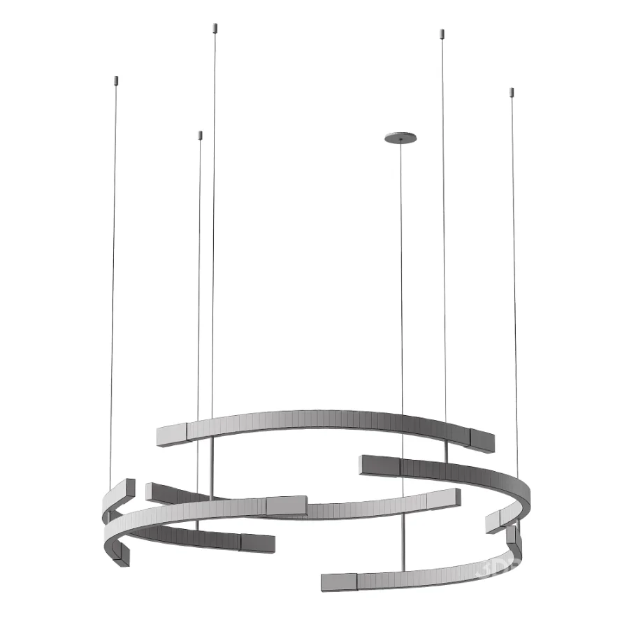 CTO Lighting Trace Circular Chandelier Image 6