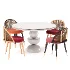 D138 Dining Set By Marble table - Thumbnail 2