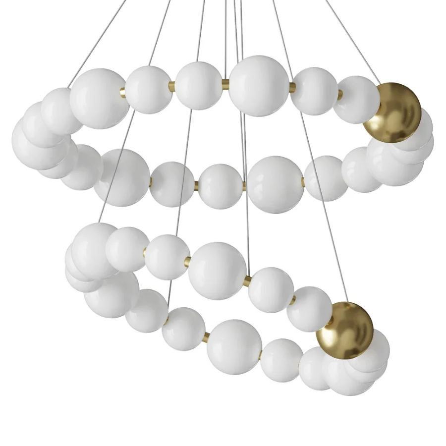 WOMO Pear Necklace Circular Chandelier Image 2