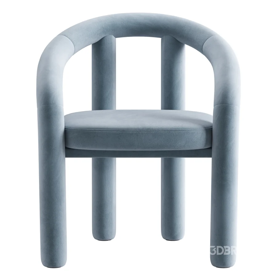 Velvet Armchair Calan Image 6