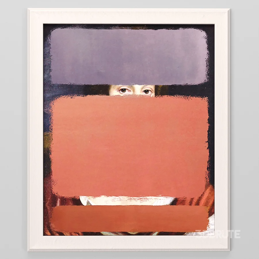 D166 RED & PURPLE Canvas print Image 4