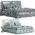 Gem Upholstered King Queen Bed - Thumbnail 4
