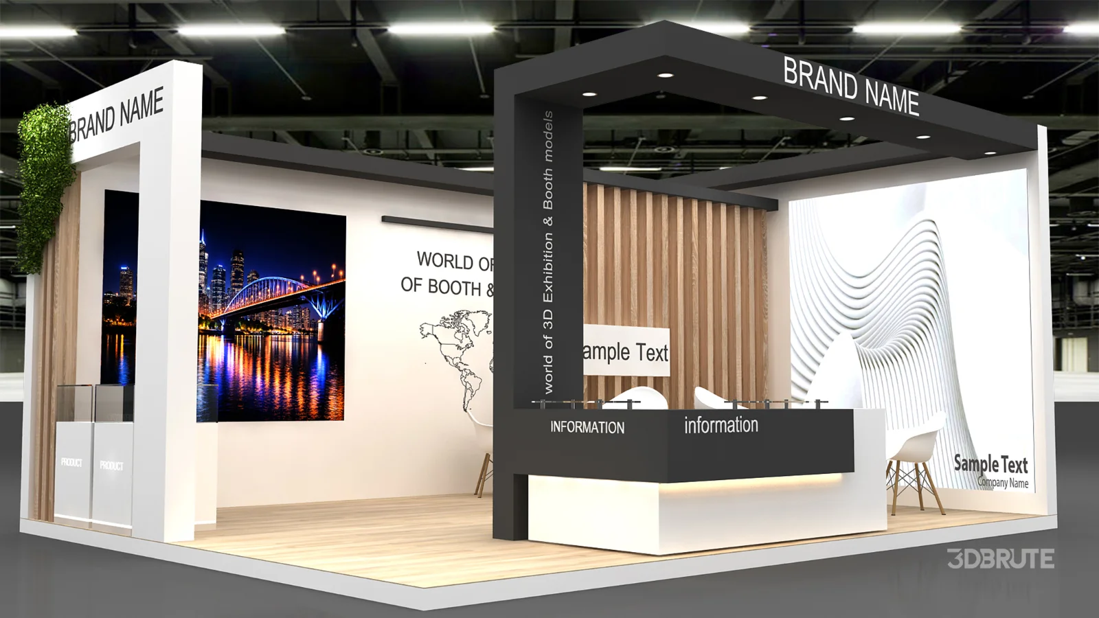 stall 3d model Image 4