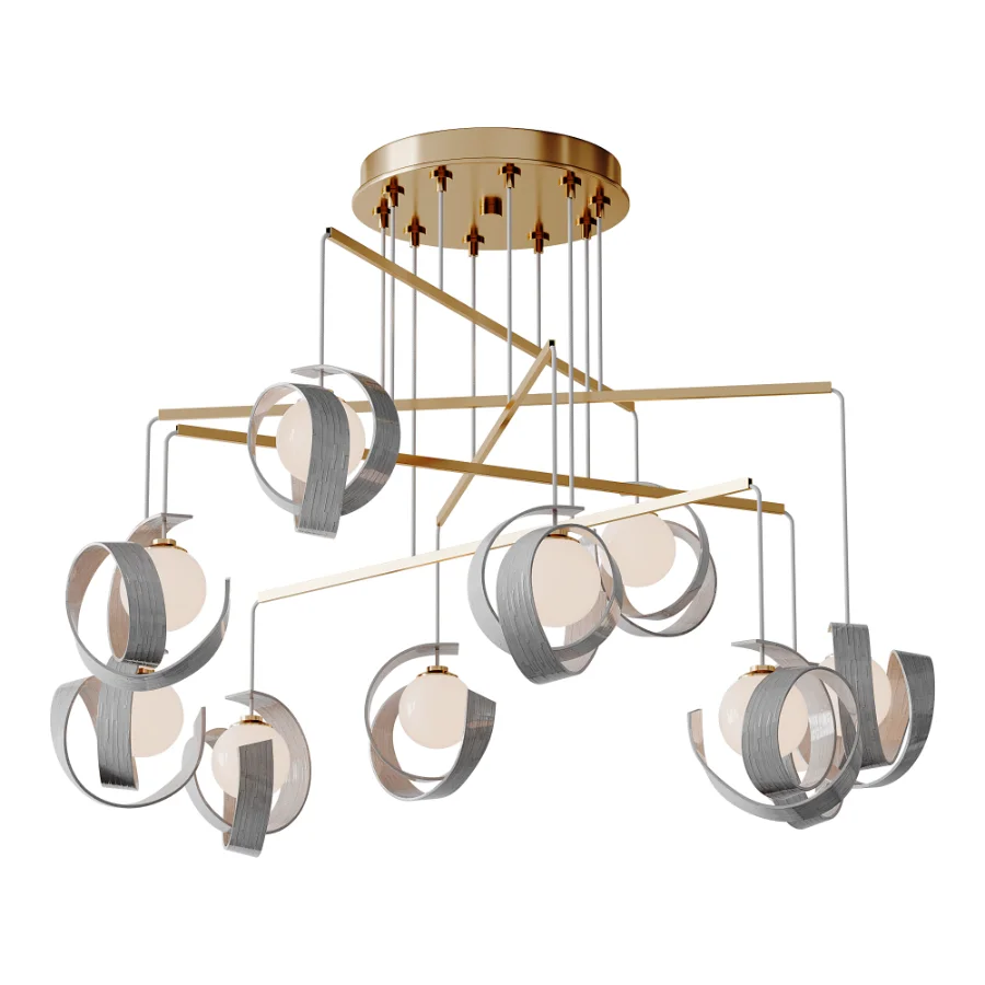 Riza 10 Light Mobile Pendant Image 6