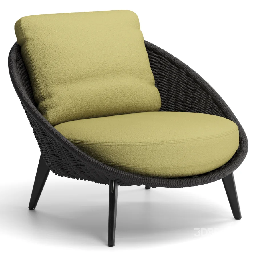 Lido Cord Outdoor Lounge Armchair Image 4