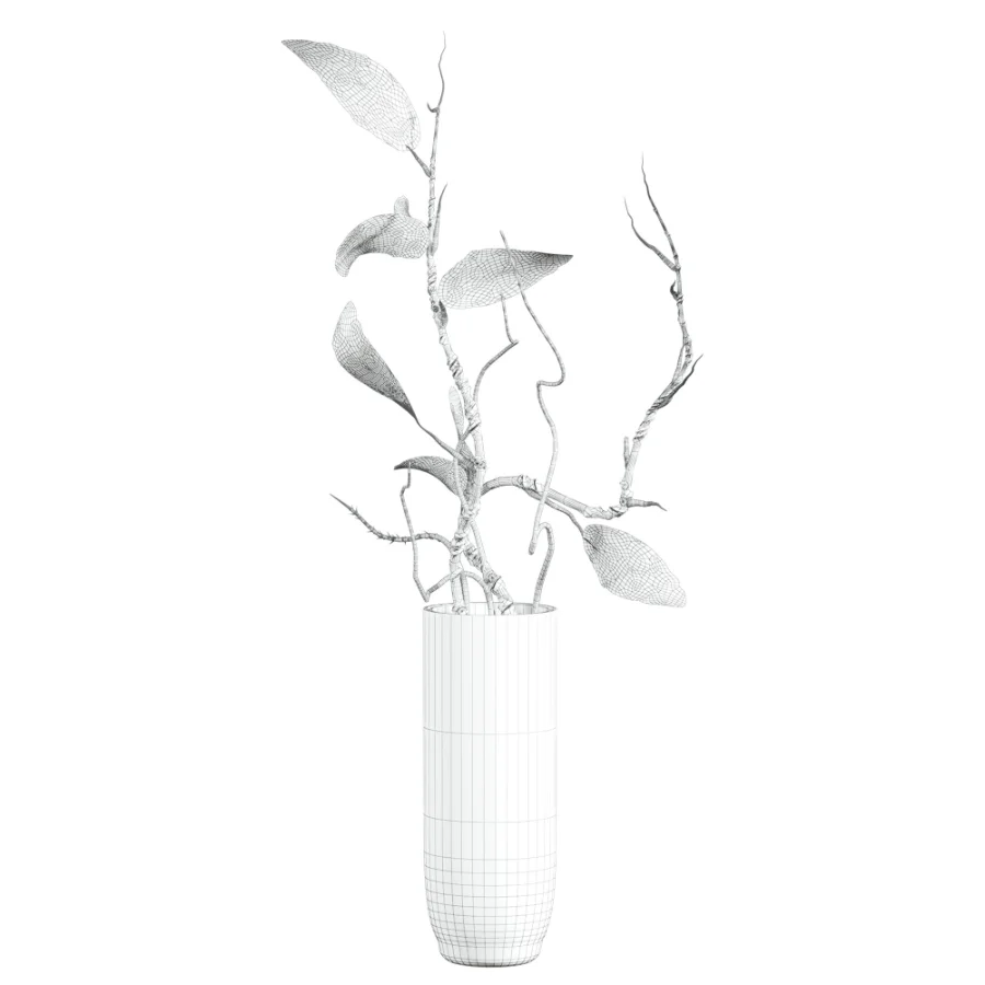 Branch in vase Image 4