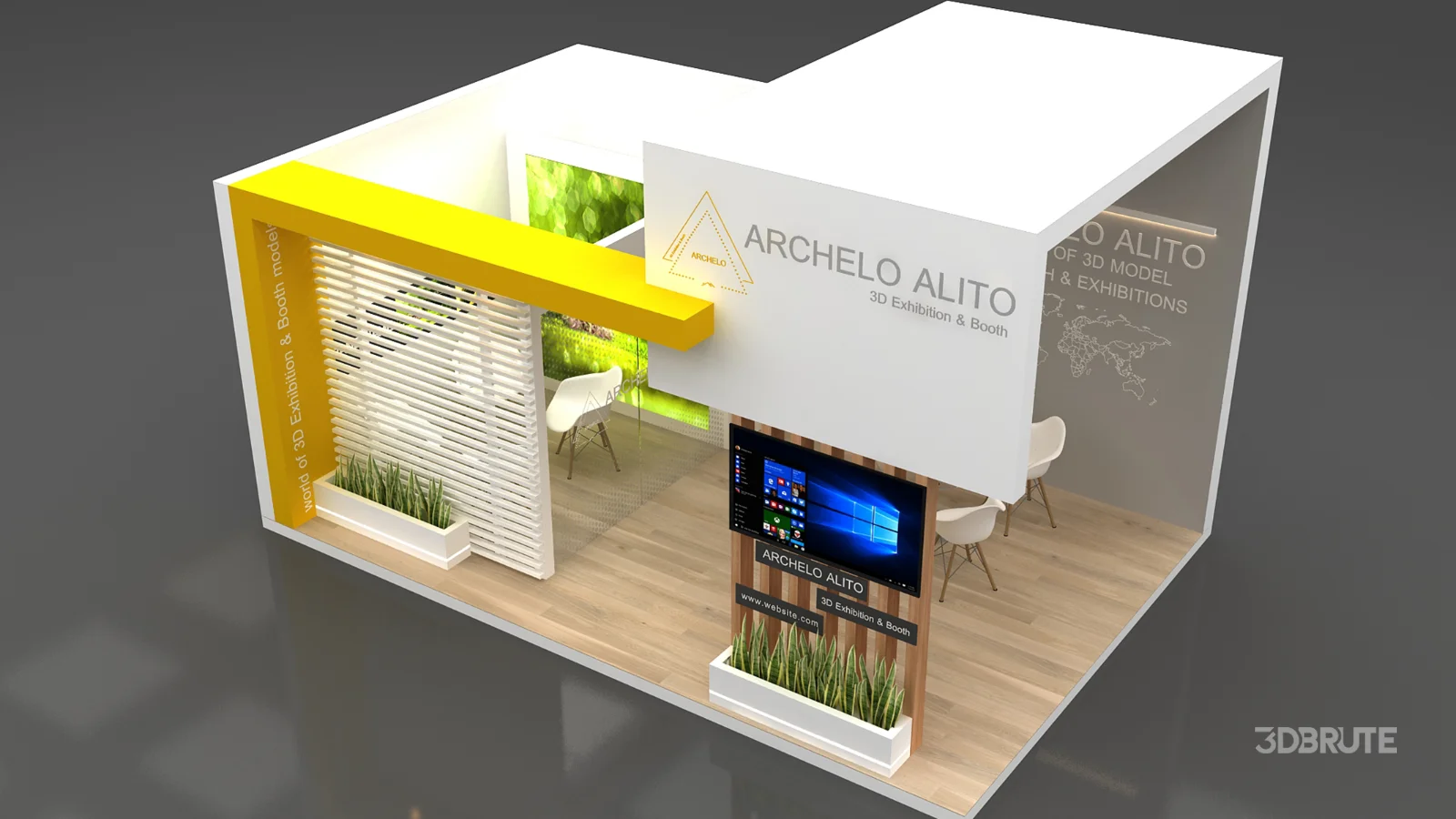 3d kiosk booth exhibition Image 4