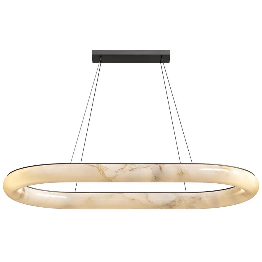 Rh Rivage Lisse Oval Chandelier Image 2