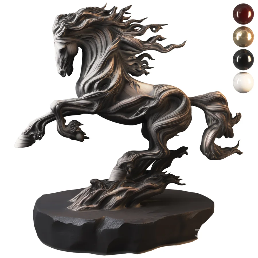 Decorative Horse Statue for Interior Image 1