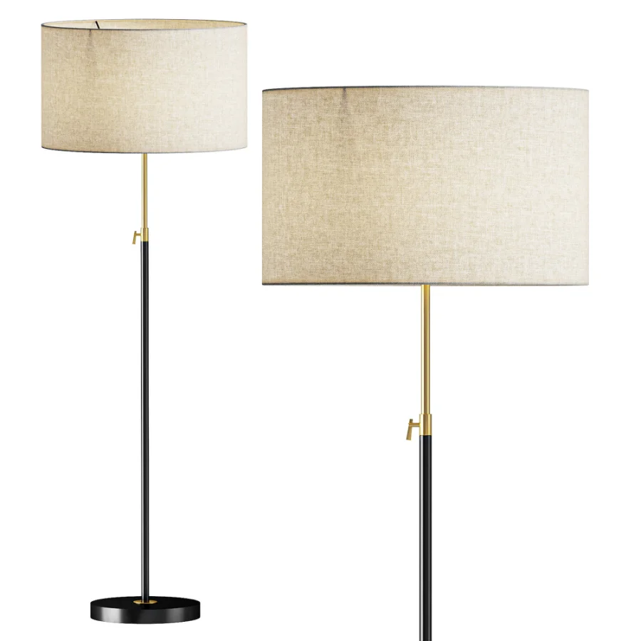 Telescoping Adjustable Floor Lamp Image 1