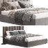 Emmett Channeled Low Profile Bed - Thumbnail 4