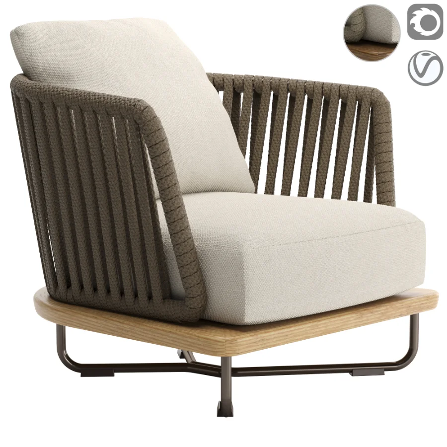 Sunray Outdoor Armchair Image 1