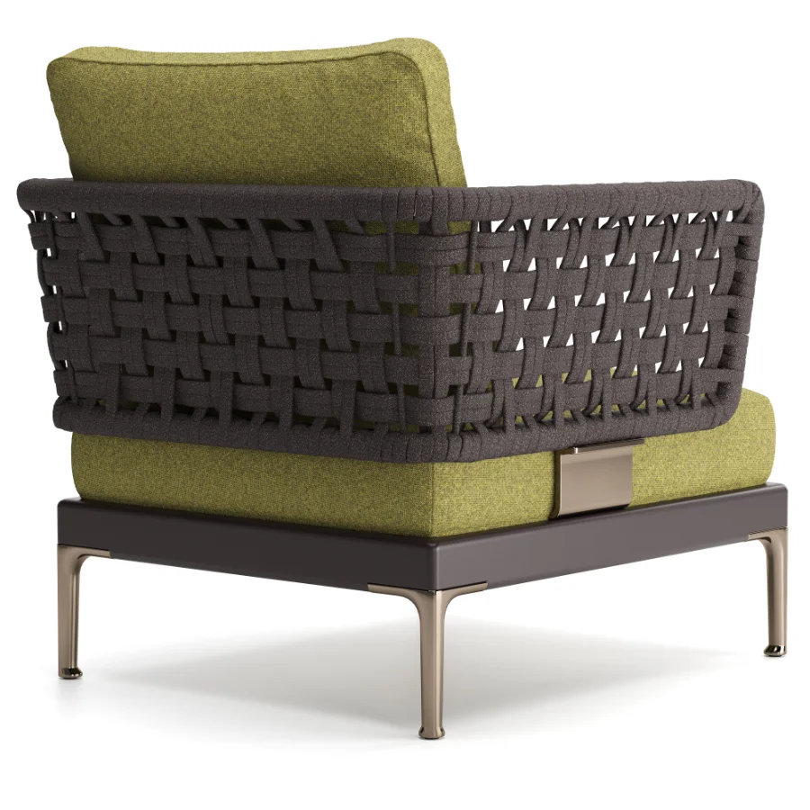 Patio Outdoor Small Armchair Image 4