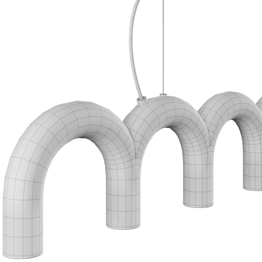 Arch Straight Pendant Light by Olbure Image 7