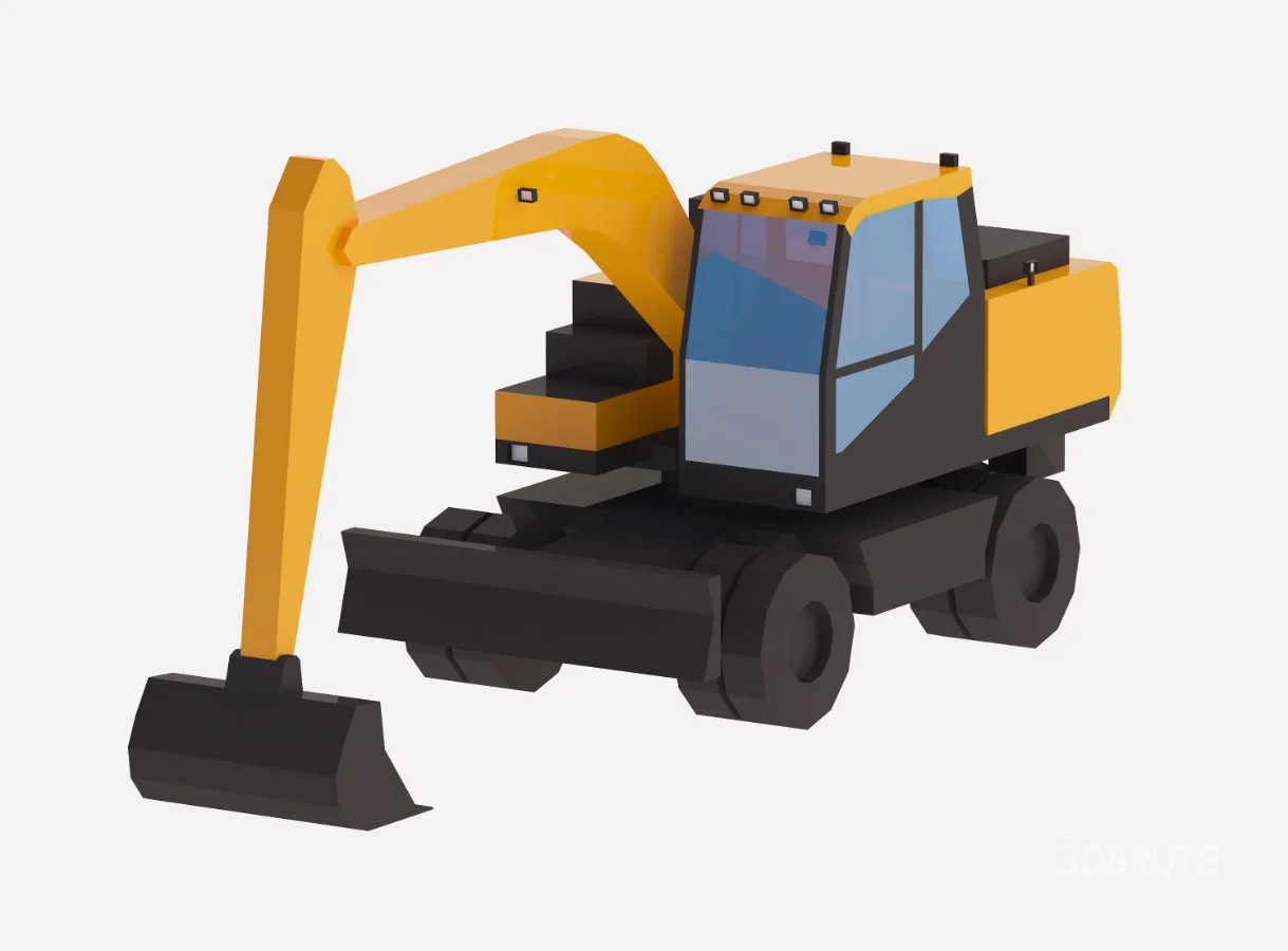 Excavator Construction Loader DX140W-7 Simplified Image 2