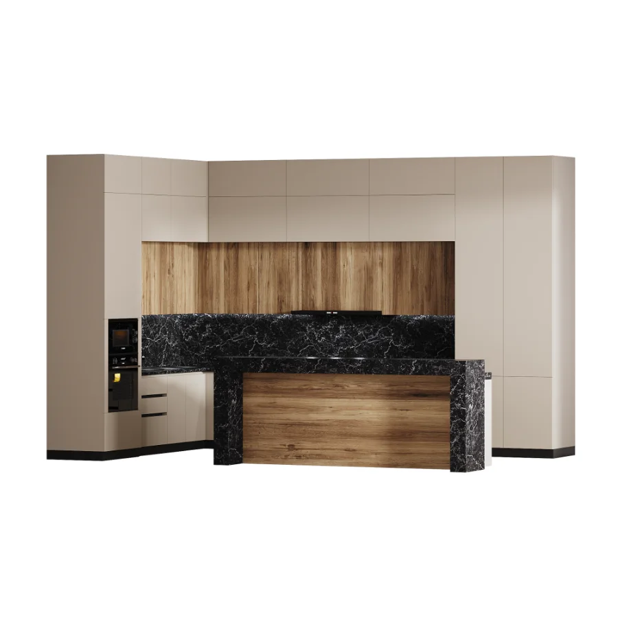 Modern_style kitchen set in 4 different designs Image 5