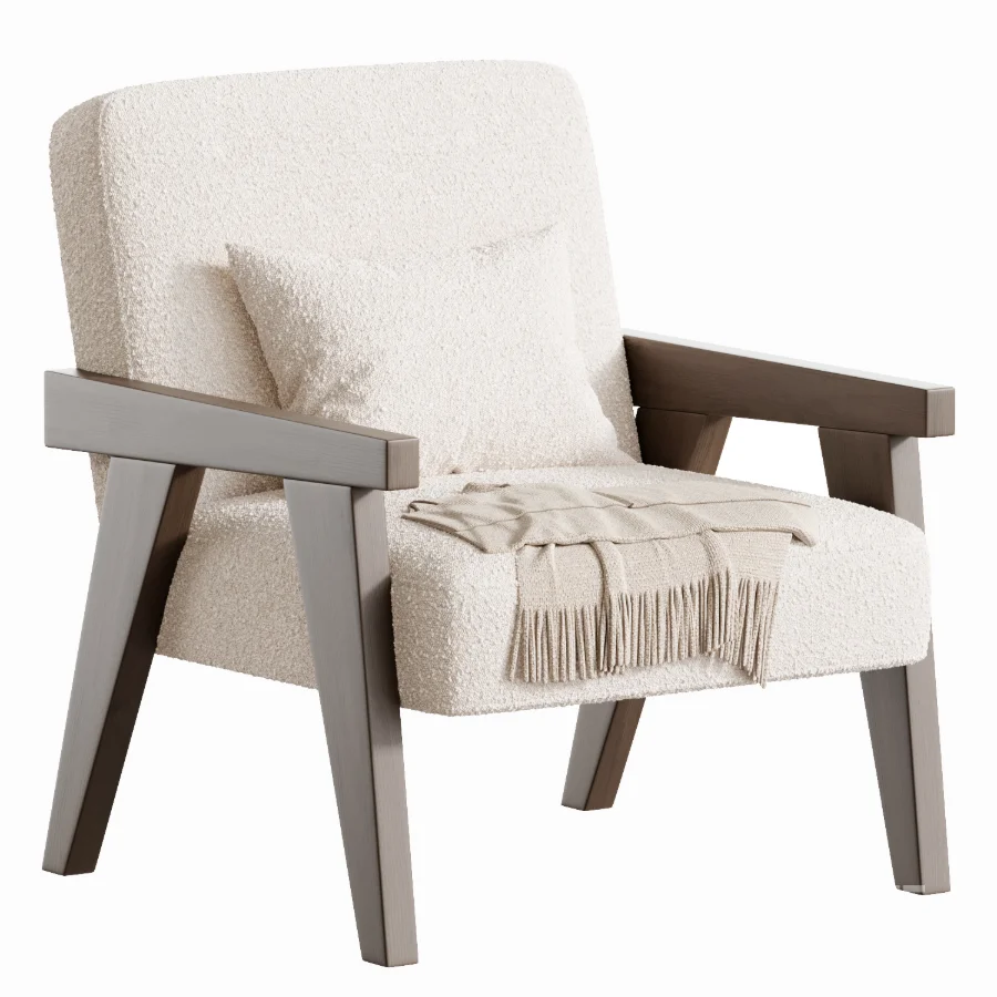 Zara Home The walnut armchair Image 3