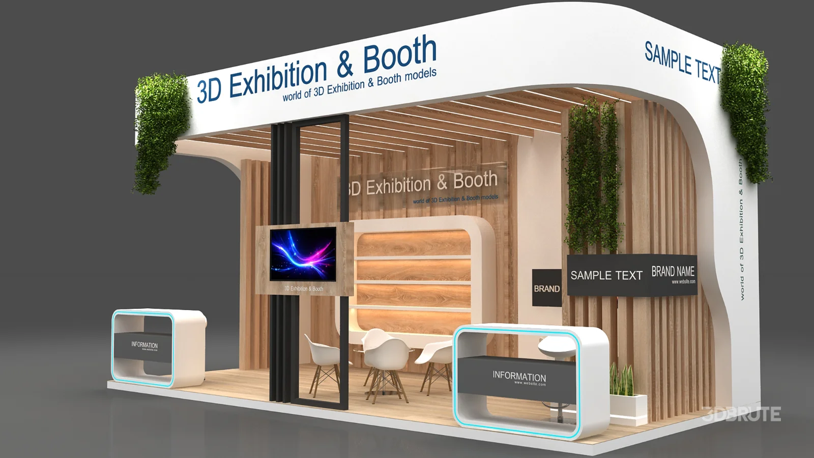 stall booth 3d Image 6