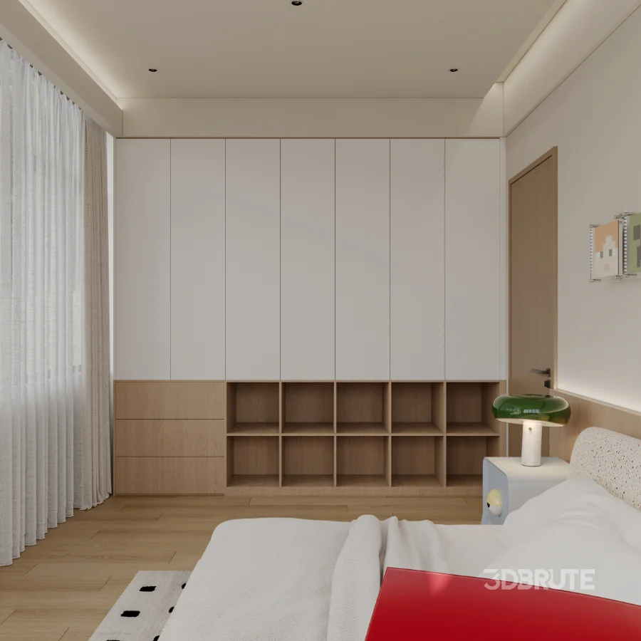 Modern living and dining room bedroom Image 13