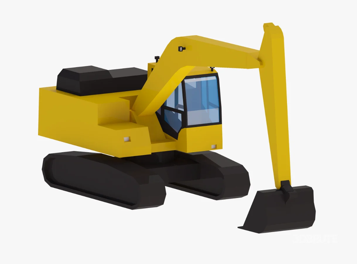 Excavator Construction PC210LC Simplified Image 4